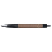 Stylo Conception de style cuir vieilli minimal personnal (Devant)
