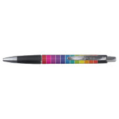 Stylo Conception des couleurs arc-en-ciel   (Dos)
