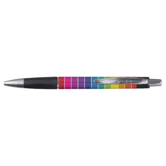 Stylo Conception des couleurs arc-en-ciel   (Dos)