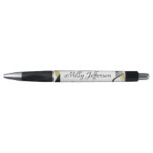 Stylo Conception Freelance Code QR Abstrait Gold Black S (Devant)