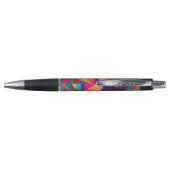 Stylo Conception géométrique colorée, nom ou monogramme (Dos)