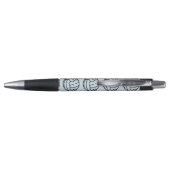 Stylo Conception orientée de couleur de boule faite sur (Dos)