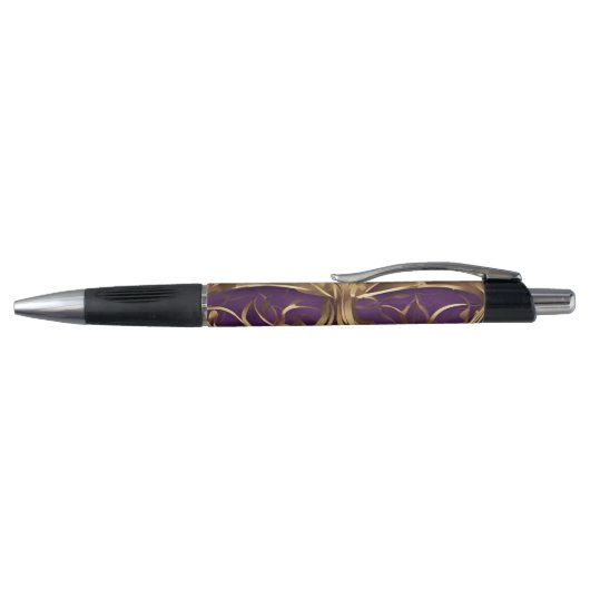 Stylo Conception vintage violette (Haut)