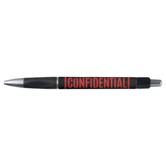 Stylo Confidentiel Timoté Noir (Devant)