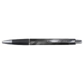 Stylo Cool Gris noir rayures Monogramme (Dos)