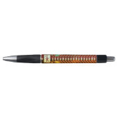 Stylo Cool Turquoise Jaune Unique Retro Steampunk Monogr (Devant)