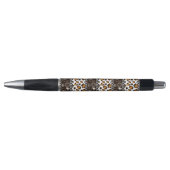 Stylo Copie africaine avec le motif de peau de guépard (Devant)