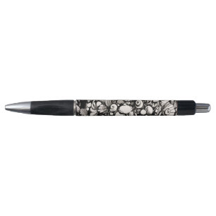 Stylo coquillages et cailloux