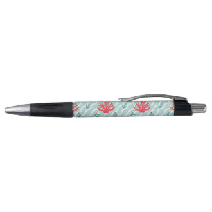 Stylo Corail rouge Motif 1