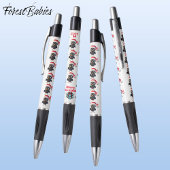 Stylo Corbeau de Noël, Graphique de fête, ⛄️ blanc