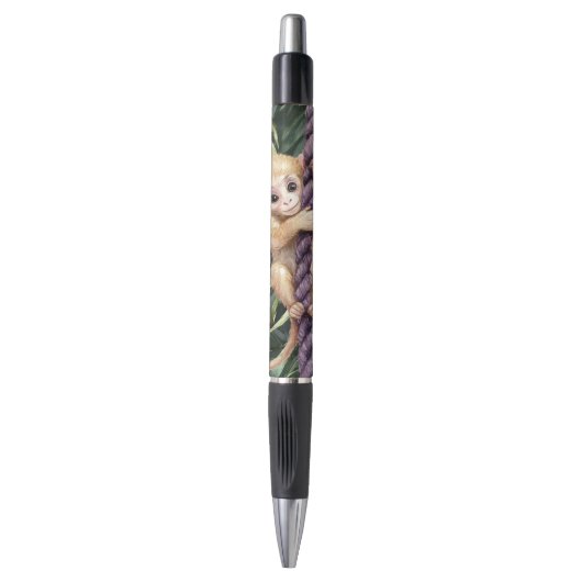 Stylo Corde Violette Singe (Devant (Vertical))