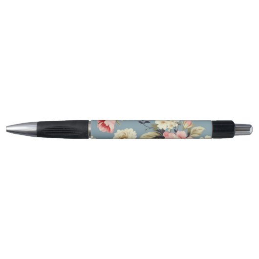 Stylo Cottage Garden Flowers Pattern Personalized (Devant)