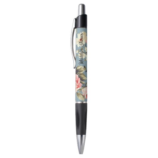 Stylo Cottage Garden Flowers Pattern Personalized (Haut (Vertical))