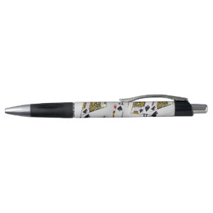 Stylo "Couche royale : Une pile de cartes de poker des r
