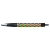 Stylo Couleur Chevron Zigzag Motif Faux Parties scintill (Devant)