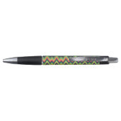 Stylo Couleur Chevron Zigzag Motif Faux Parties scintill (Dos)
