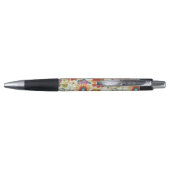 Stylo Couleur florale et hibou (Dos)