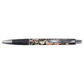 Stylo Couleur florale florale couleur personnalisée (Dos)