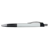 Stylo Couleur solide blanche givrée | Classique | Élégan (Haut)