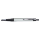 Stylo Couleur solide blanche givrée | Classique | Élégan (Dos)
