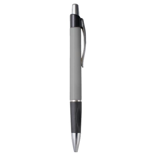 Stylo Couleur solide gris lune (Bas (Vertical))
