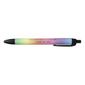 Stylo - Couleurs arc-en-ciel pour personnaliser (Bas)