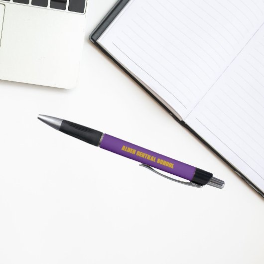 Stylo Couleurs de l'école Violet et Or