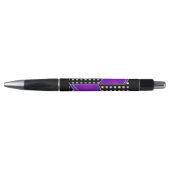Stylo Couleurs pastel & coeurs violets battre (Devant)