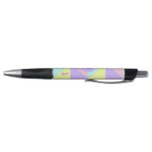 Stylo Couleurs pastel & coeurs violets battre (Bas)