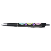 Stylo Couleurs pastel & coeurs violets battre (Bas)