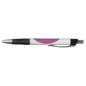 Stylo Courbe violette et blanc (Bas)