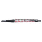 Stylo Crâne Pastel Goth avec Nœud (Dos)