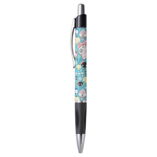 Stylo Crâne riant de texture (Haut (Vertical))