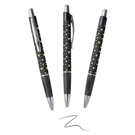 Stylo Cravate Midnight Geometry Luxe