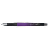 Stylo Créez votre propre Ombre noir violet personnalisé (Devant)