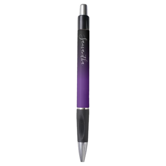 Stylo Créez votre propre Ombre noir violet personnalisé (Devant (Vertical))