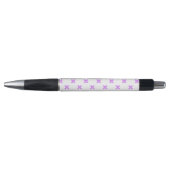 Stylo Crochets Lilac sur blanc (Devant)