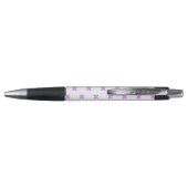 Stylo Crochets Lilac sur blanc (Dos)
