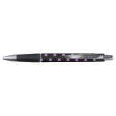 Stylo Crochets Lilac sur noir (Dos)