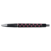 Stylo Crochis Fuchsia sur noir (Devant)