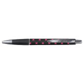 Stylo Crochis Fuchsia sur noir (Dos)