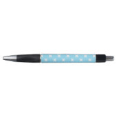 Stylo Croix blanche sur le bleu bébé (Devant)