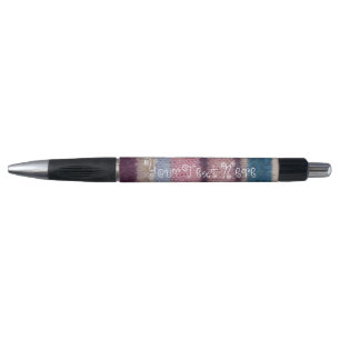 Stylo cru original tricoté coloré d'amusement de rayur