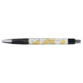 Stylo Cute Elegant Moderne Pastel Citrus Lemons Motif (Devant)