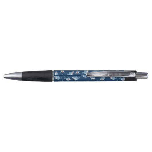 Stylo Cute Great White Sharks Motif Océan (Dos)