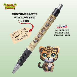 Stylo Cute Leopard Baby Kitten, Fun Kitty Chat 🐆