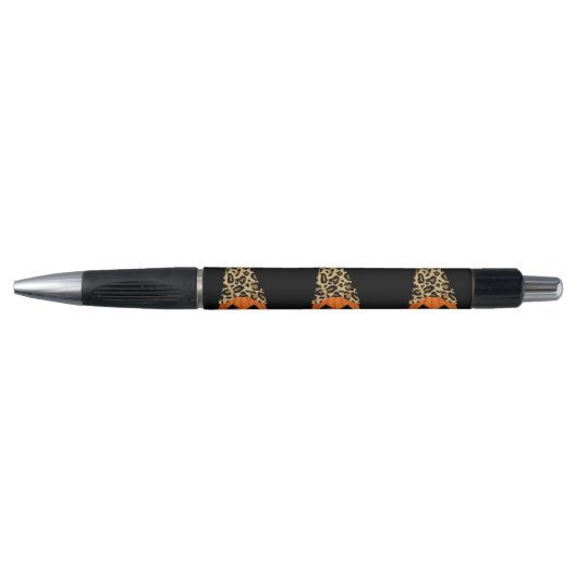 Stylo Cute Leopard Citrouilles Casquettes (Devant)