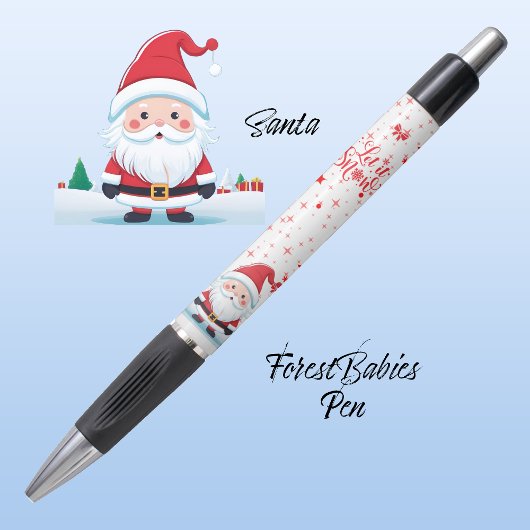 Stylo Cute Santa Xmas Gift, Let it Snow Cartoon White ⛄️