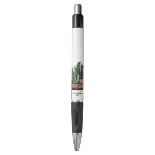 Stylo Cute Watercolor Cactus Garden