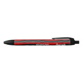 Stylo d'affaires design rouge et noir (Haut)
